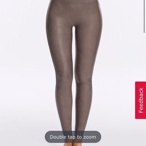 Spanx leather leggings